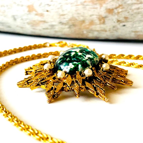 Vintage LJM Dragons Breath Necklace - Picture 3 of 14